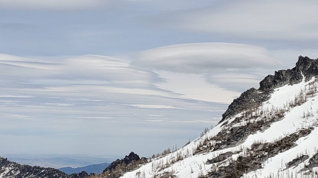 Cloud Formations above McClellan Peak