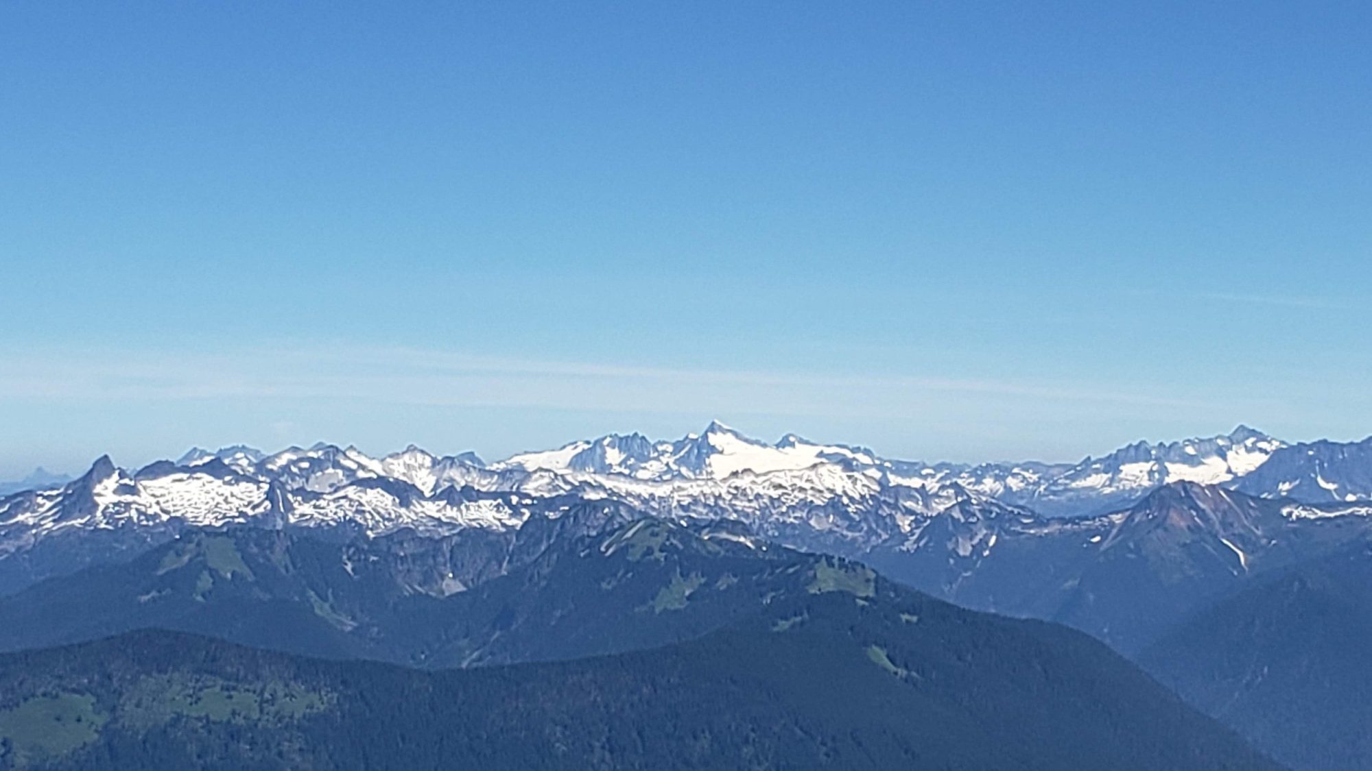 eldorado peak from the ridge trail
