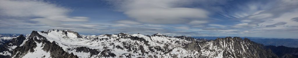 panorama of the core enchantments from McClellan