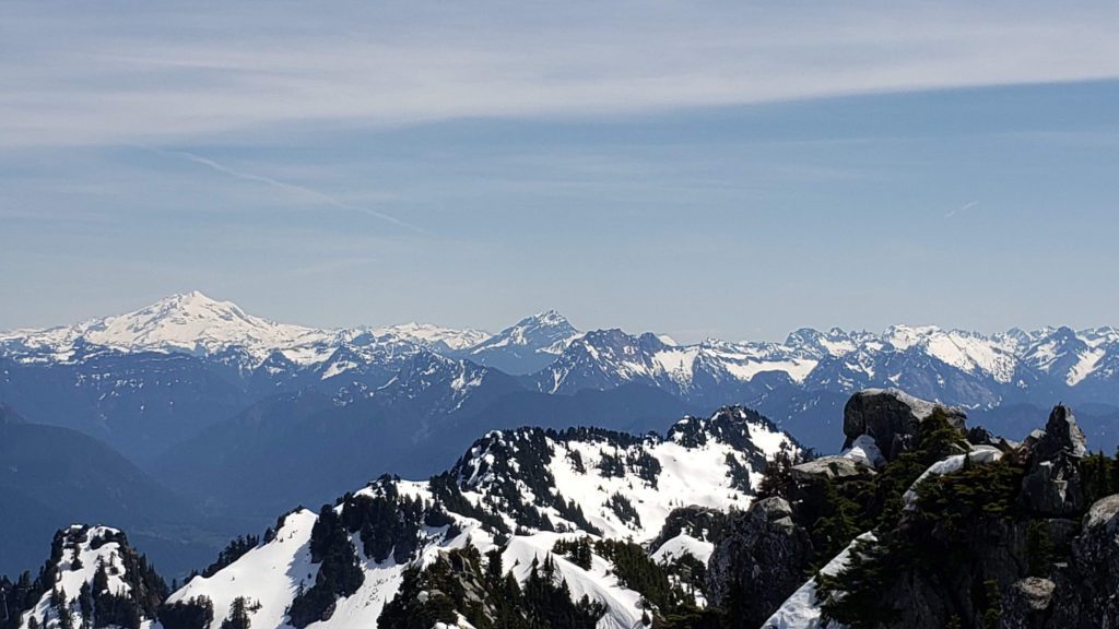 glacier peak seen from the lookout tower