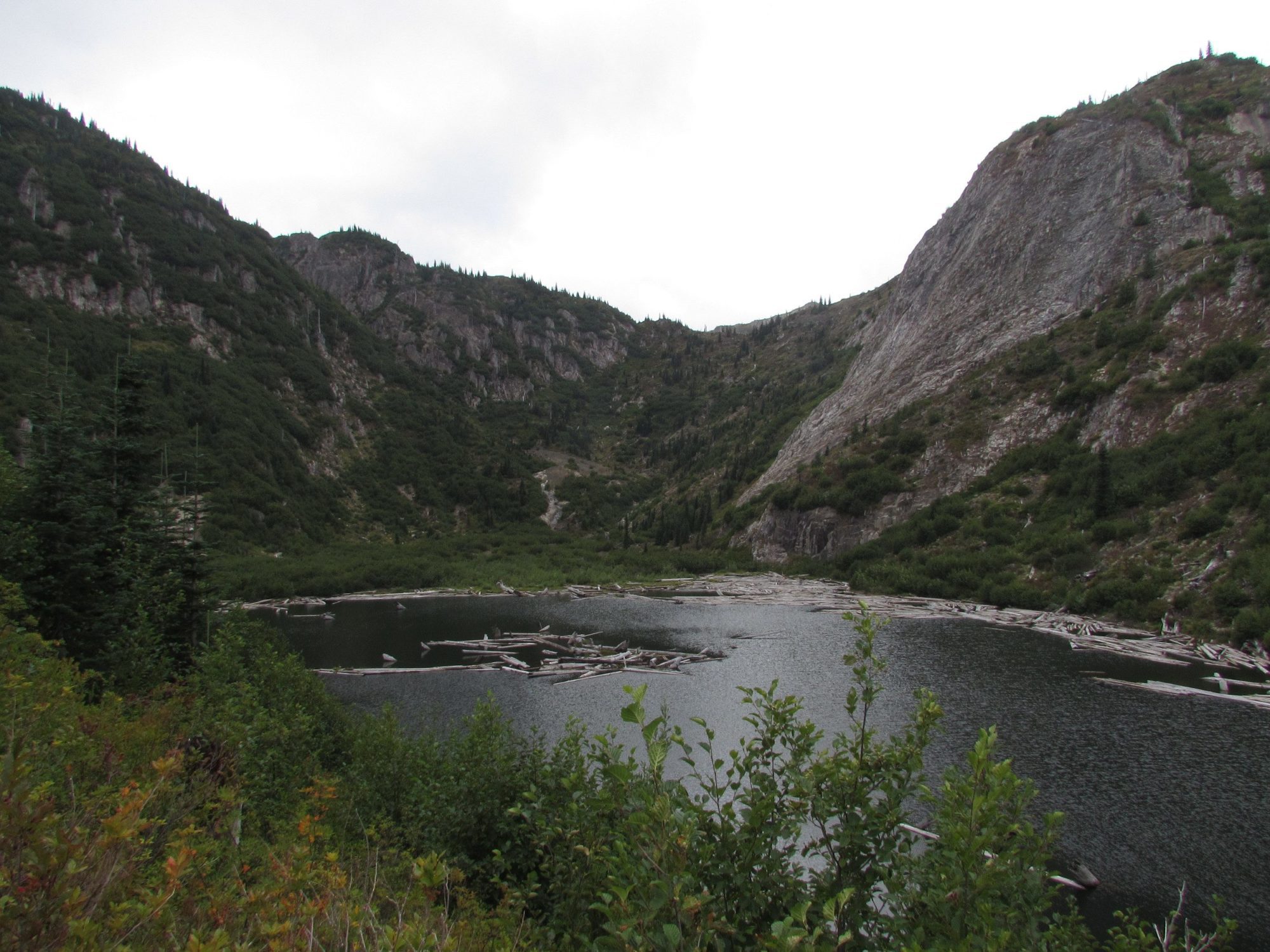 grizzly lake norway pass trail near whittier ridge