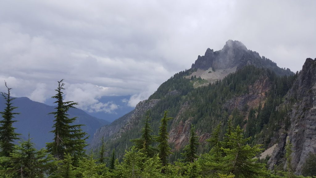Mount forgotten from the perry creek falls trail
