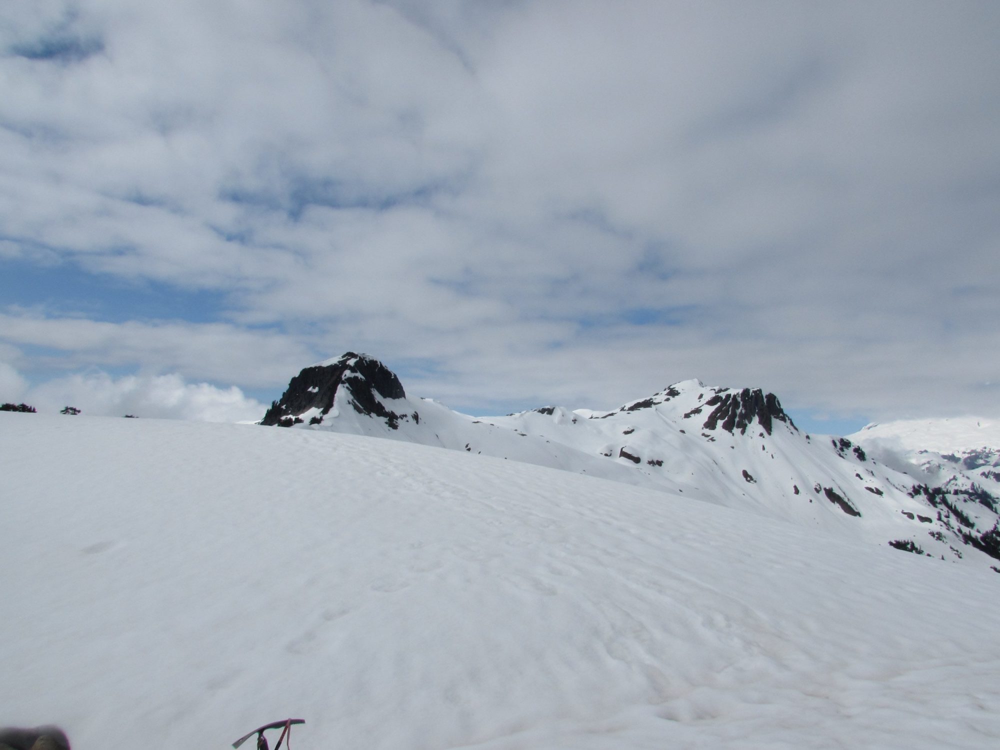 mount hann and mount ann from the ridge