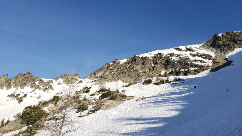 climbing route saska peak