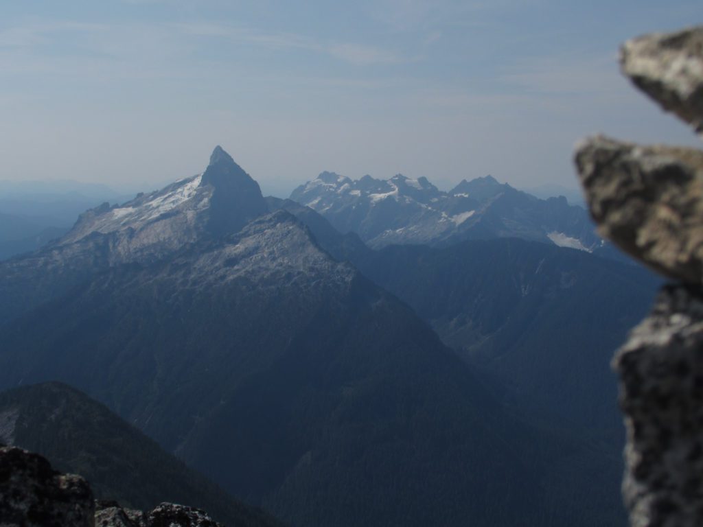 sloan peak from the summit fo mount pugh