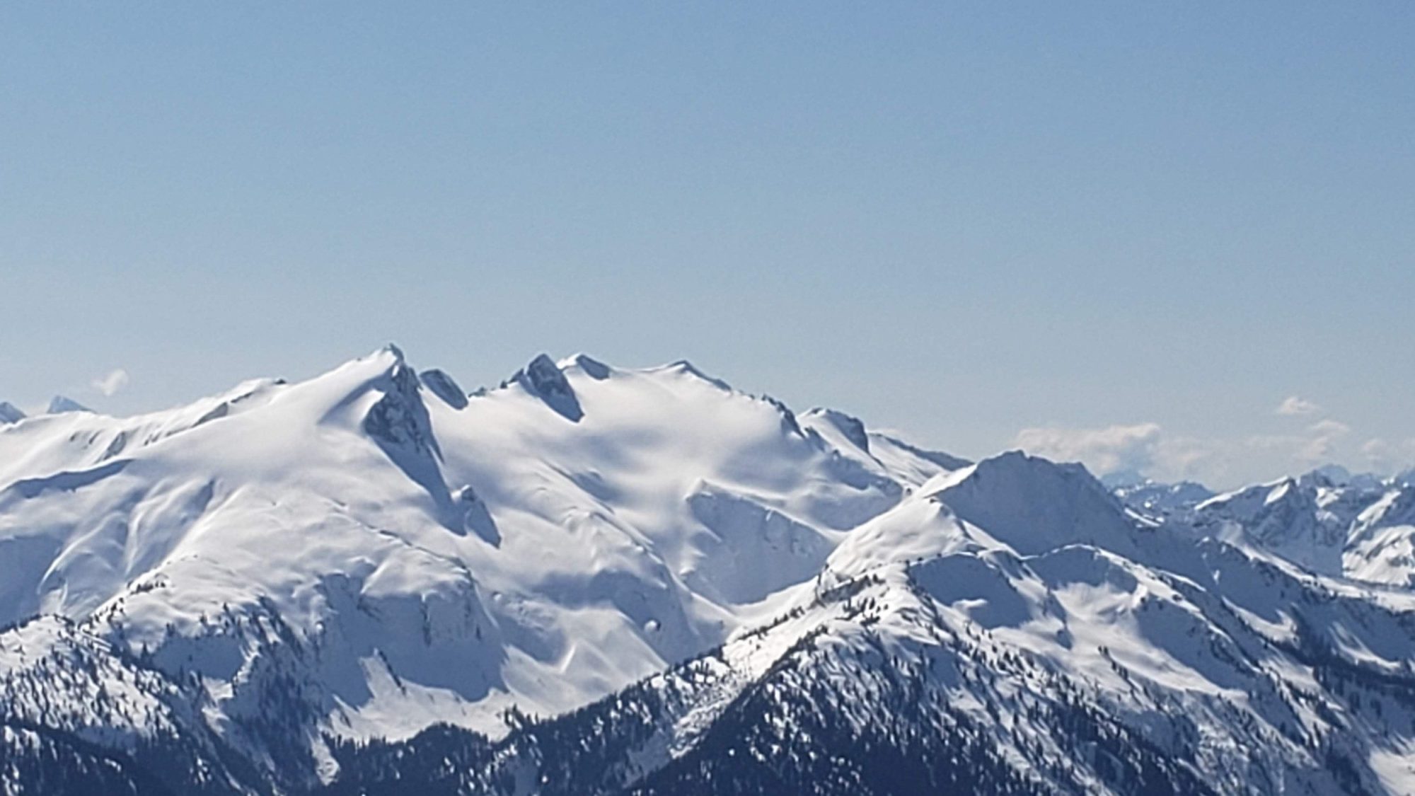 snowking from hidden lake peak summit