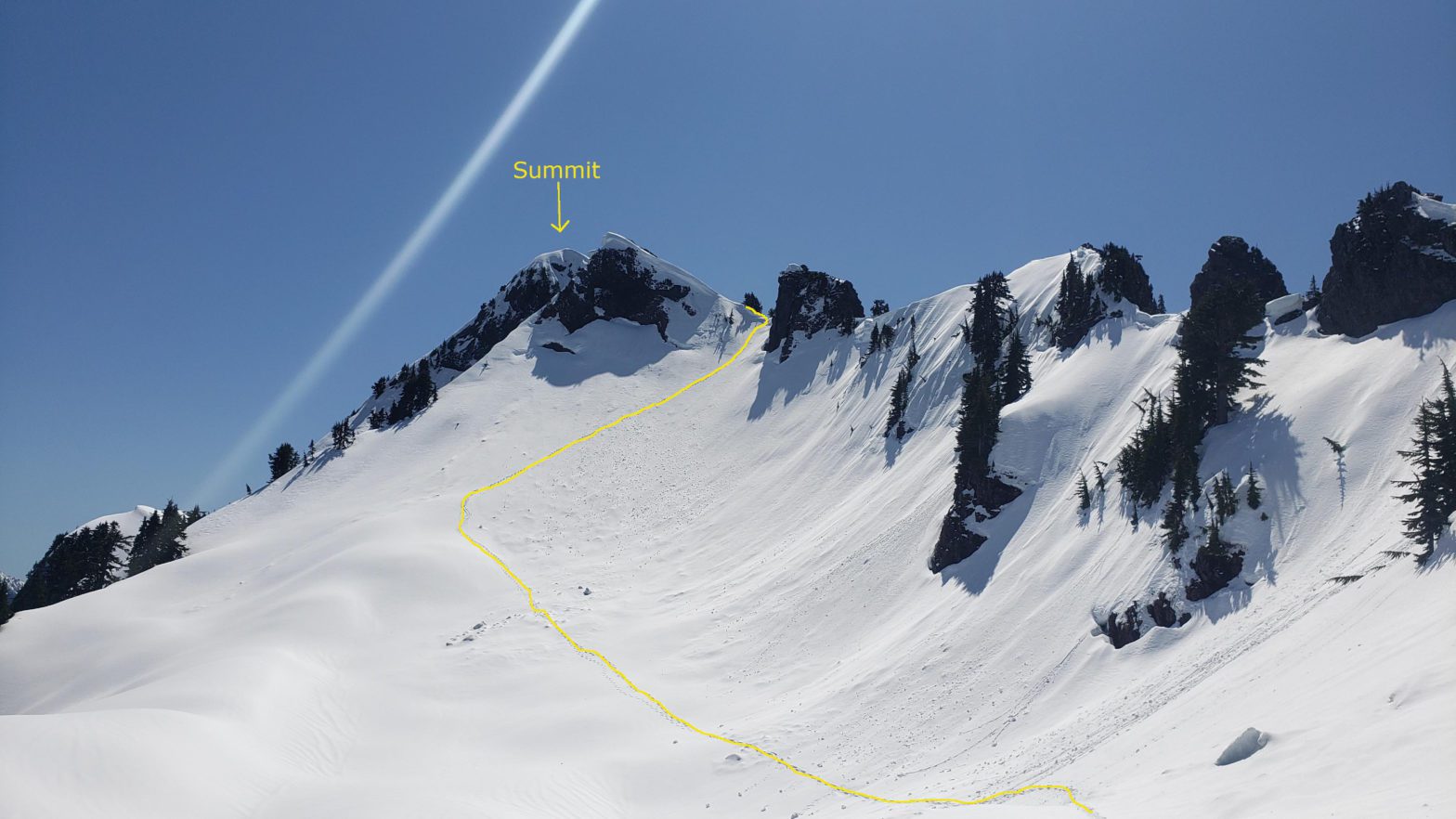 mount stickney summit route