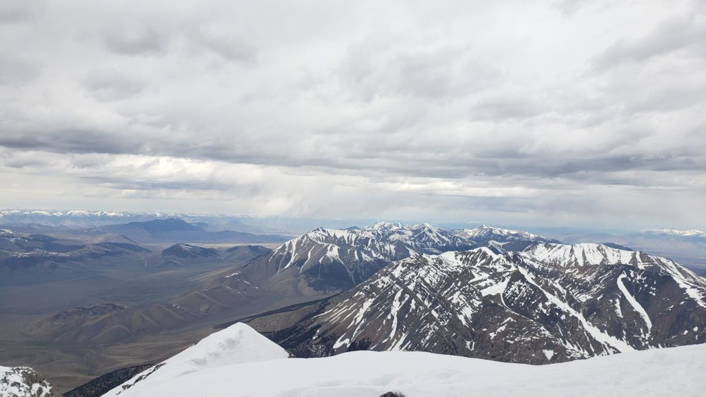 summit shot from the top of borah peak