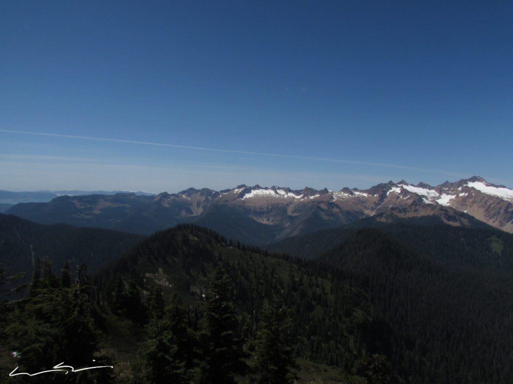 view east from the park butte lookout tower