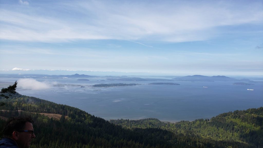 view from oyster dome bellinghma washington