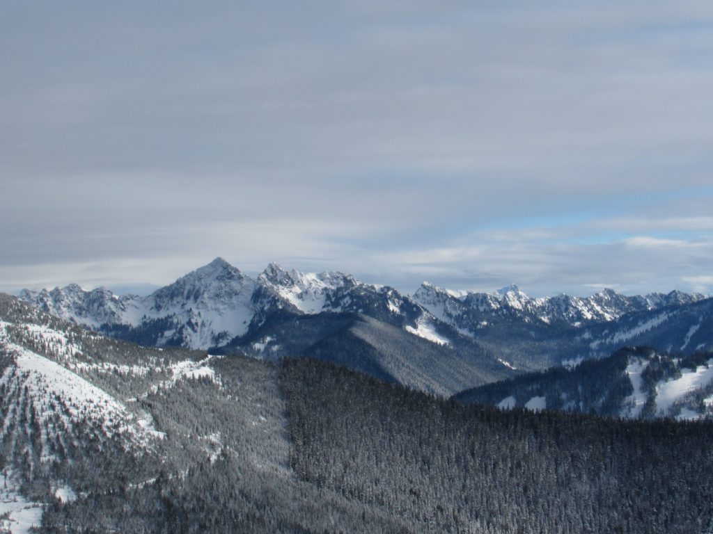 view north mailbox peak summit
