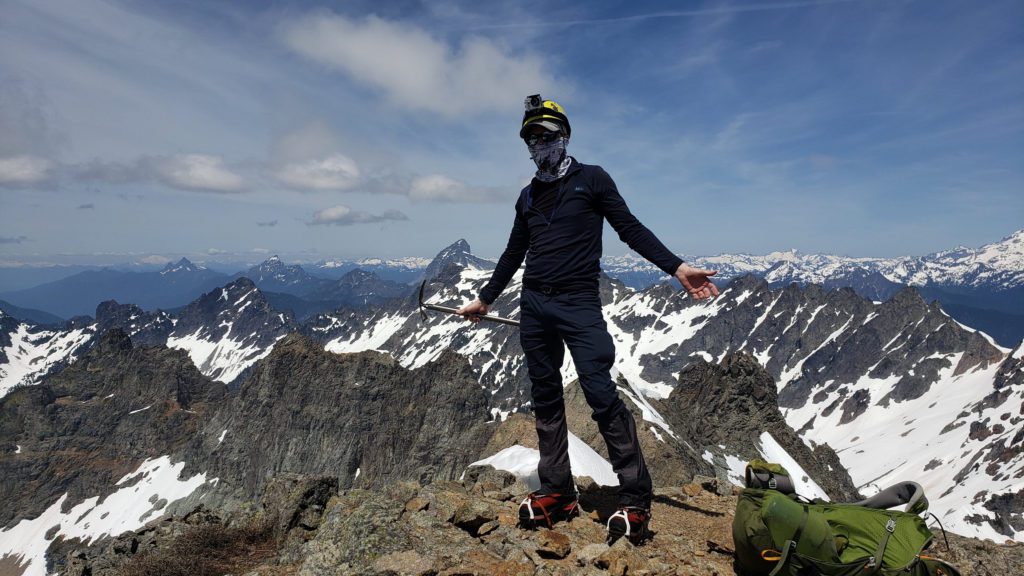 waterboy on columbia peak summit