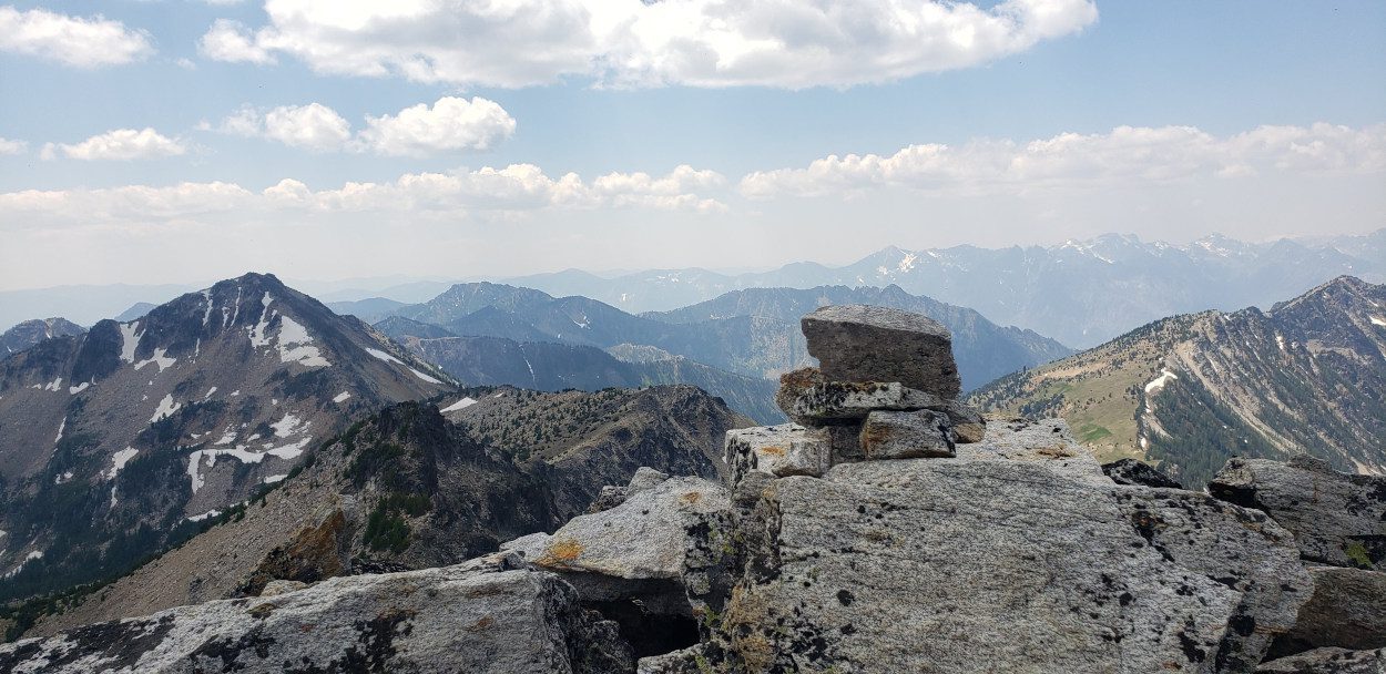martin peak summit cairn