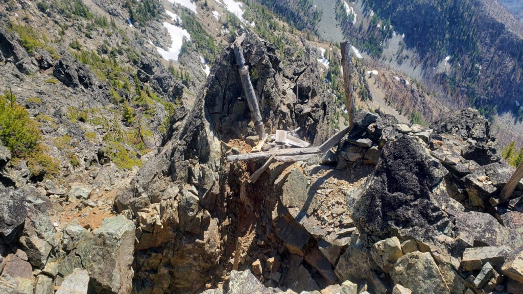Mine Site Along Abernathy Ridge