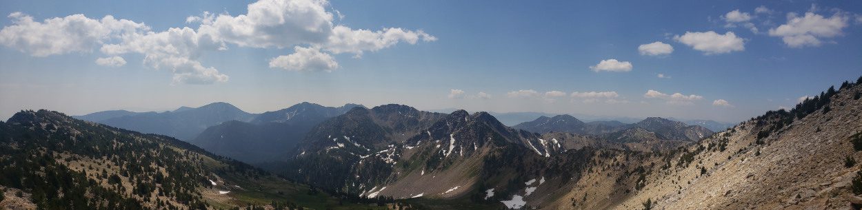panorama from switchback mountain