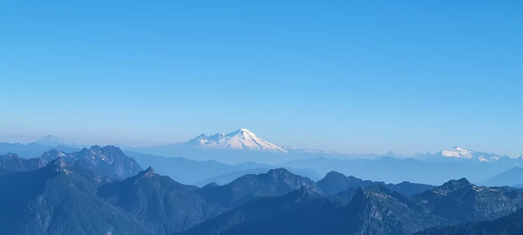mount baker from the summit