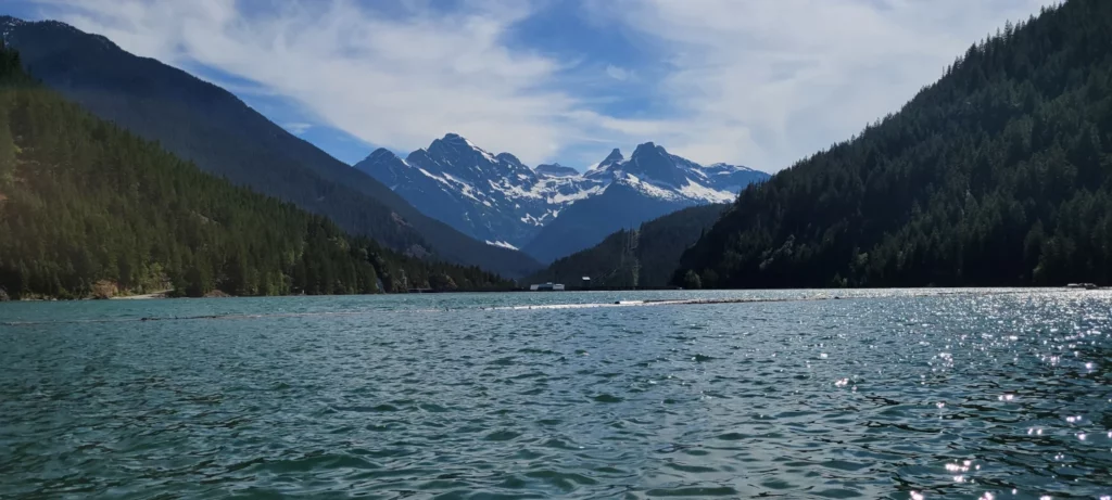 view from ross lake resort