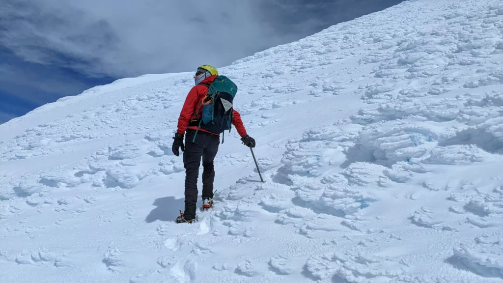 waterboy nearing the summit plateau