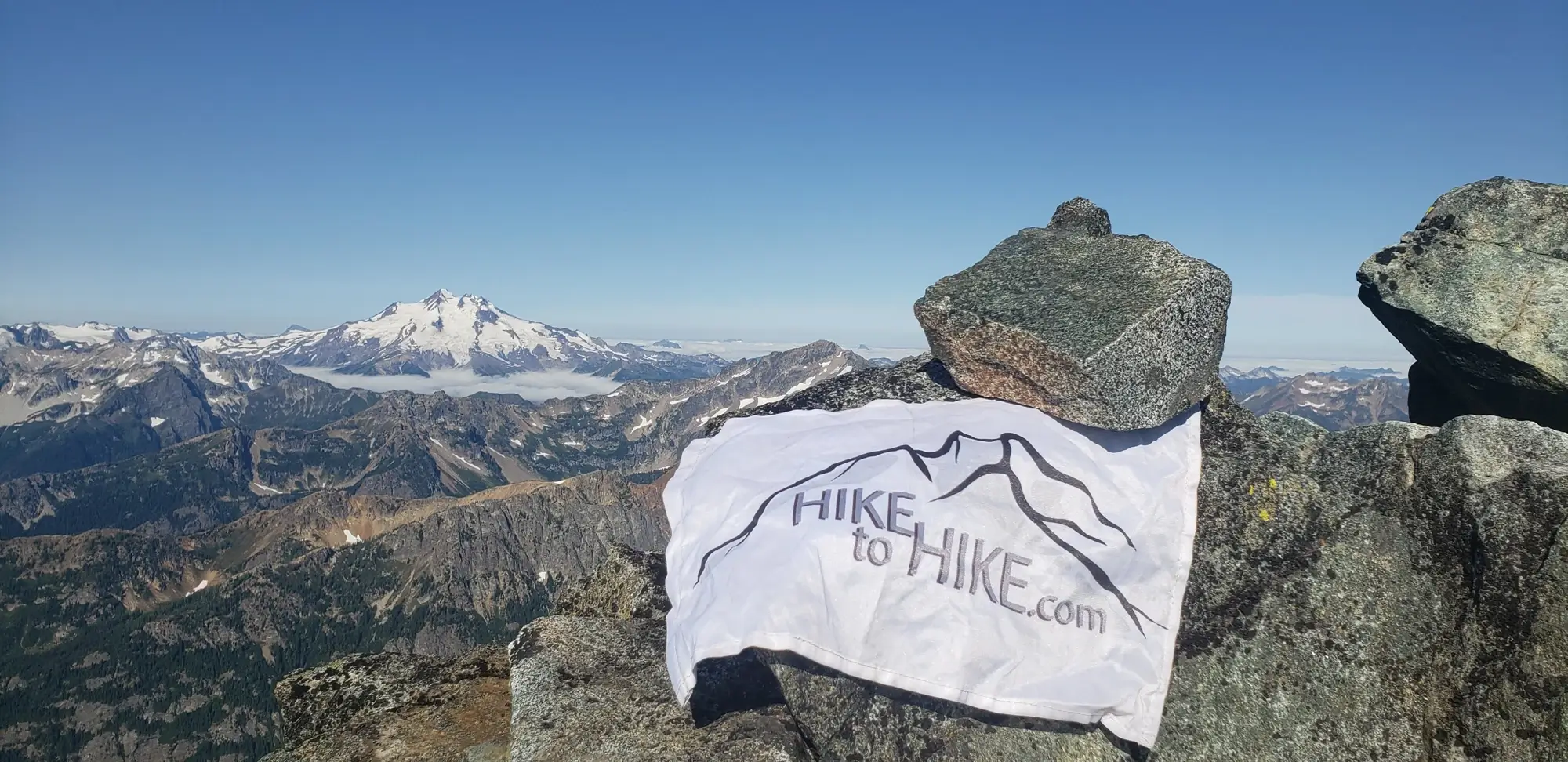 summit flag for hike2hike.com
