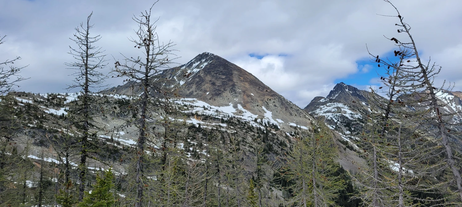 osceola peak and mount carru from lake doris